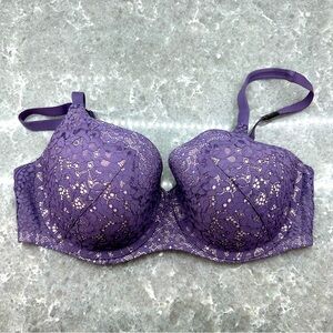 Victoria's Secret Purple Lace Full Coverage Underwire Bra